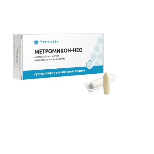 МЕТРОМИКОН НЕО суппозитории N14