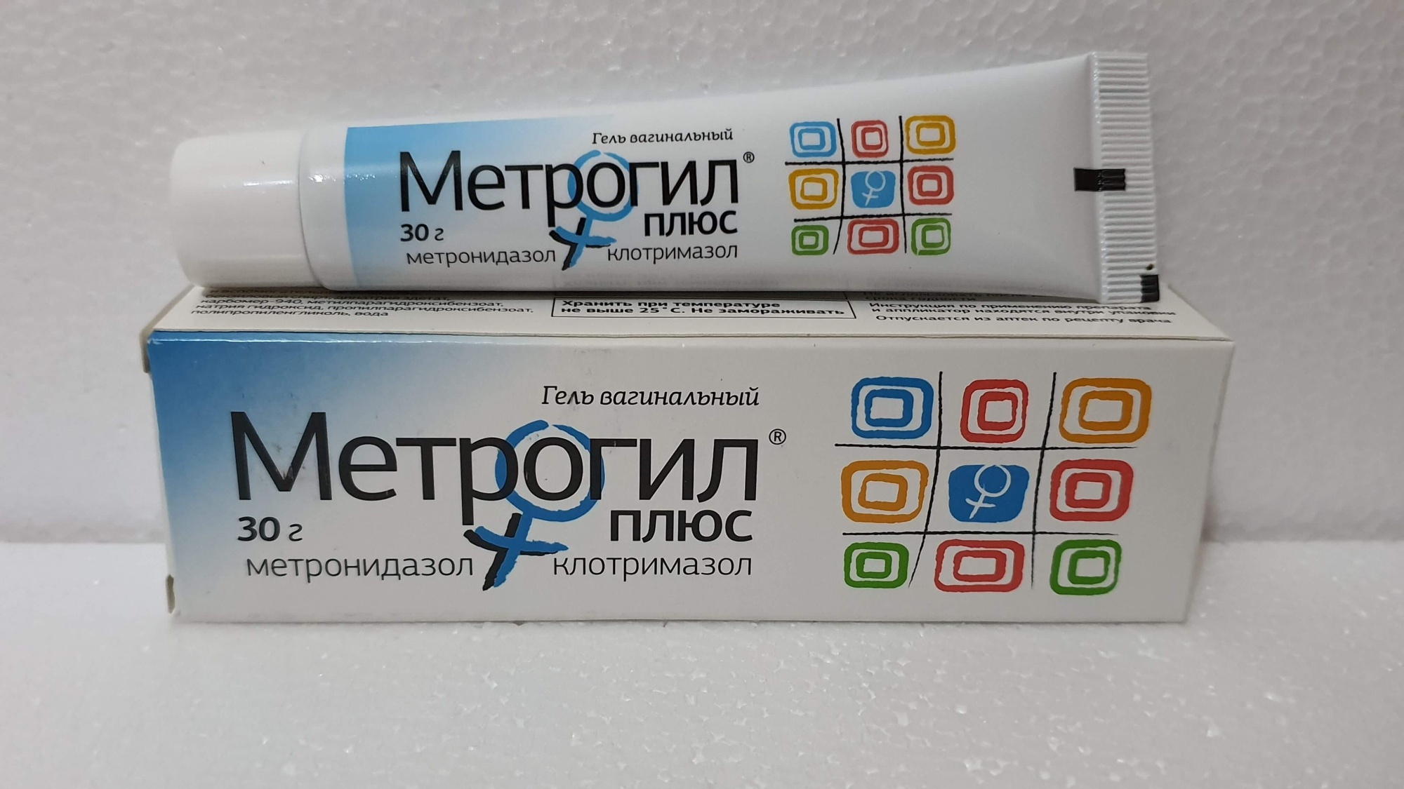 МЕТРОГИЛ ПЛЮС гель 50мг 1%