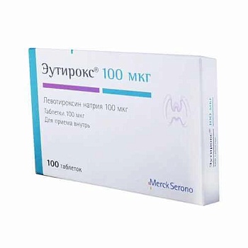 ЭУТИРОКС таблетки 100мкг N100