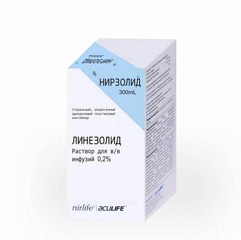 НИРЗОЛИД раствор для инъекций 100мл 0,2%