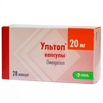 УЛЬТОП капсулы 20мг N14