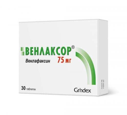 ВЕНЛАКСОР таблетки 75мг N30