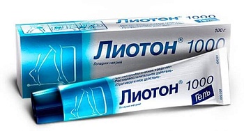 ЛИОТОН 100,0 гель 1000МЕ/Г
