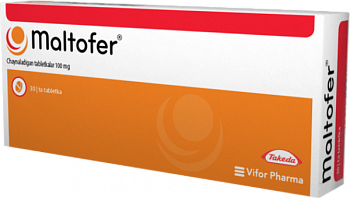 МАЛЬТОФЕР таблетки 100мг N30