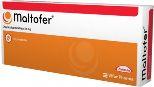 МАЛЬТОФЕР таблетки 100мг N30