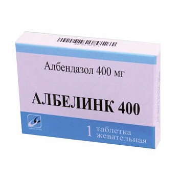 АЛБАДОЛ 400 порошок 400мг N10