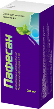 ПАФЕСАН спрей со вкусом ментола 30мл 2мг/0,5мг