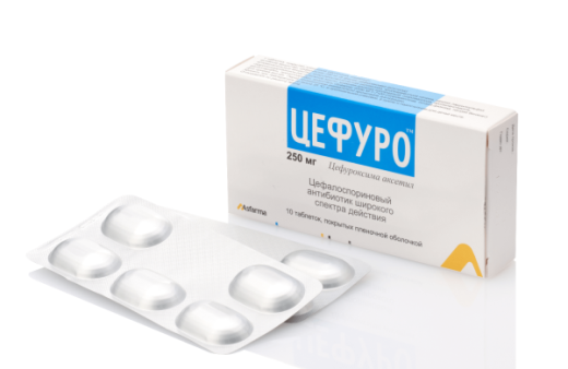 ЦЕФУРО таблетки 250мг N10