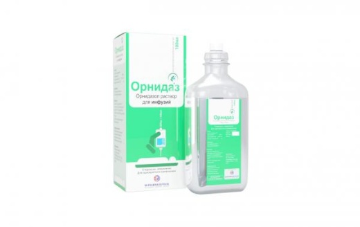 ОРНИДАЗ раствор для инъекций 100мл 500мг/100мл
