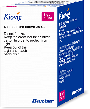 КИОВИГ раствор для инфузий 5г 100мг/мл N1