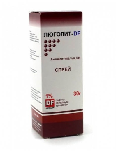 ЛЮГОЛИТ — DF спрей 30г 1%