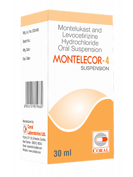 МОНТЕЛЕКОР 4 суспензия 30мл