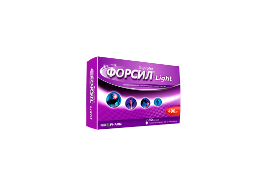 Форсил light капсулы 400мг N10