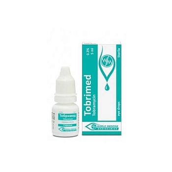 ТОБРИМЕД капли глазные 5мл 0,3%