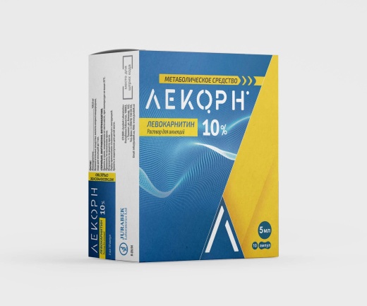 ЛЕКОРН раствор для инъекций 5мл 20% N10