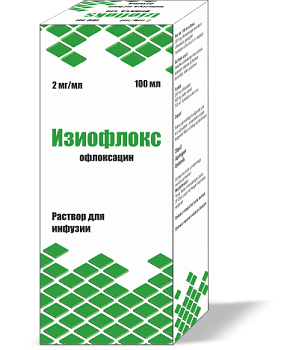 ИЗИОФЛОКС раствор для инфузий 100мл 2мг/мл