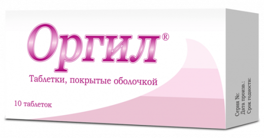 ОРГИЛ таблетки 500мг N10