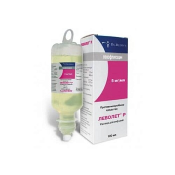 ЛЕВОЛЕТ раствор для инфузий 100мл 500мг/100мл