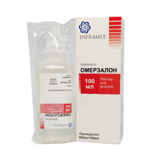 ОМЕРЗАЛОН раствор 100 мл 500 мг/100 мл