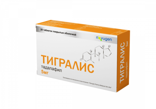 ТИГРАЛИС таблетки 5мг N28