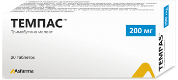 ТЕМПАС таблетки 200мг N20