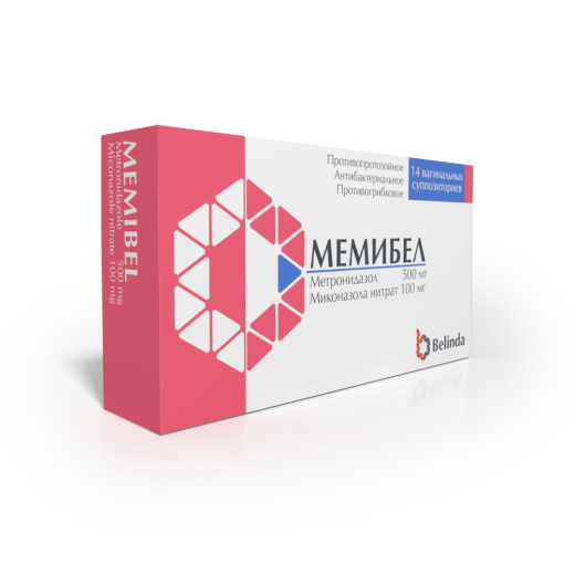 МЕМИБЕЛ-Л суппозитории 750мг/200мг/100мг N7