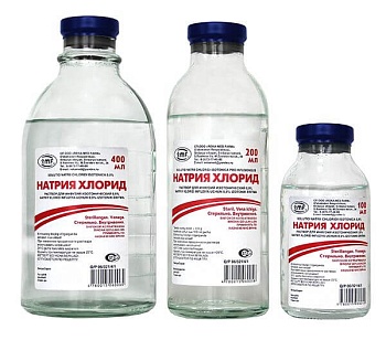 НАТРИЯ ХЛОРИД раствор для инфузий 100мл 0,9%