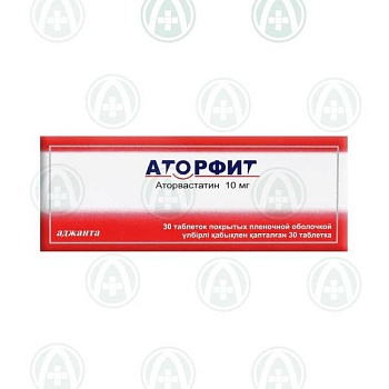 АТОРФИТ 10 таблетки 10мл N30