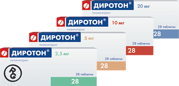 ДИРОТОН таблетки 20мг N28