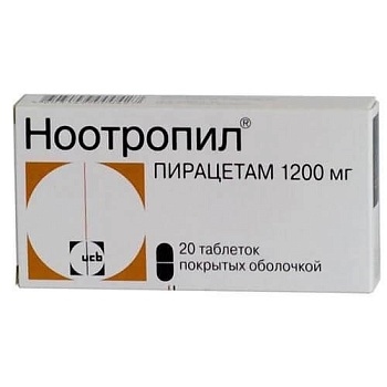 НООТРОПИЛ таблетки 1200мг N30