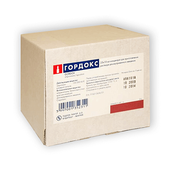 ГОРДОКС раствор для инъекций 10мл N5