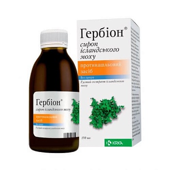 ГЕРБИОН ИСЛАНДСКОГО МХА сироп 150мл