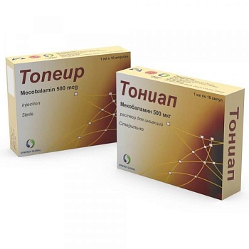 ТОНИАП раствор для инъекций 1мл N10